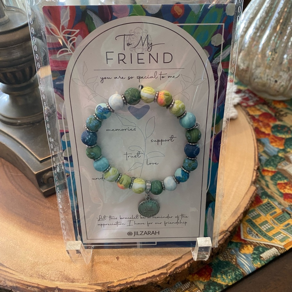 Colorful Artisan Beaded Friendship Bracelet 
Giftable - Picture 7 of 9